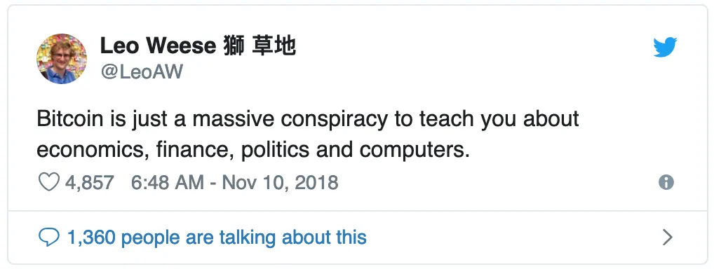 Bitcoin is a Conspiracy