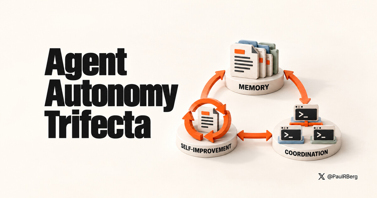 The Agent Autonomy Trifecta, or How to Build AI Agents That Need Less Babysitting