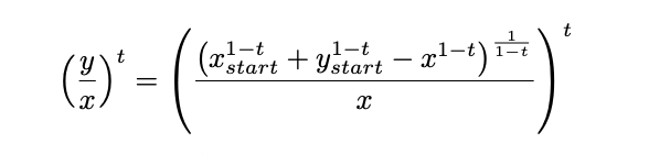 YieldSpace formula used by the Hifi AMM