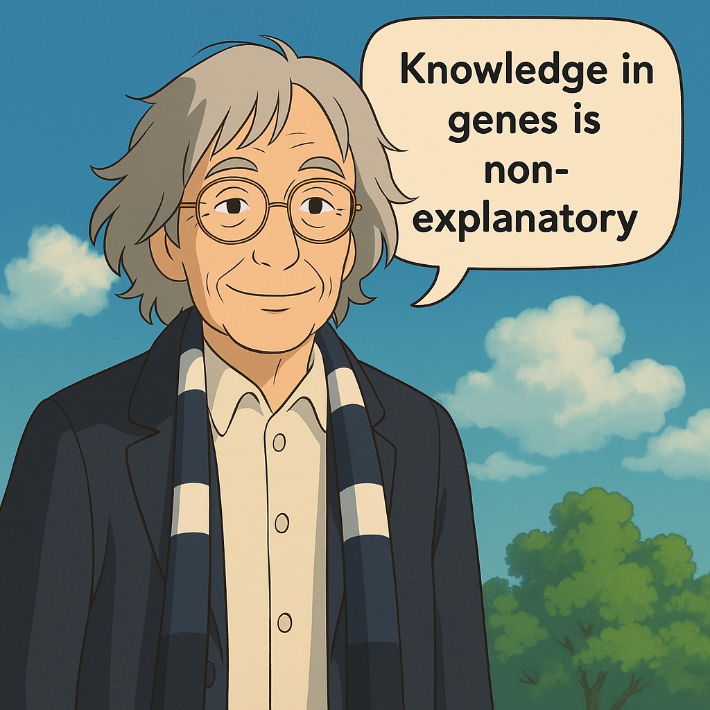 David calling genes non-explanatory